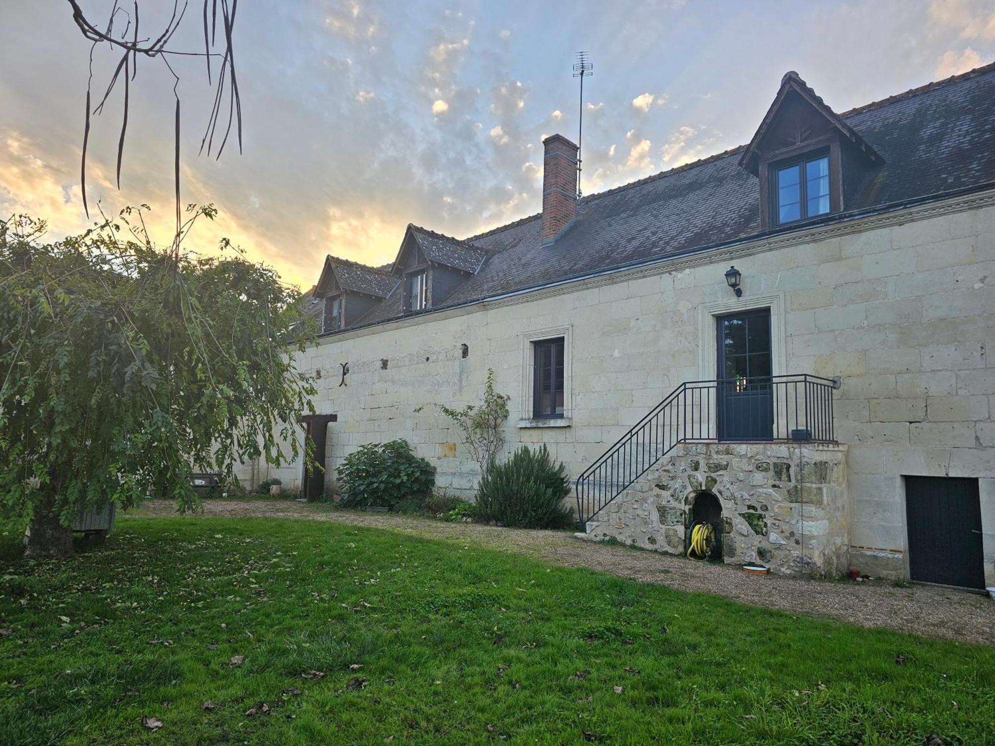 La Grange Aux Moines Hotell Berthenay Exteriör bild