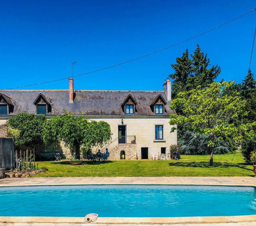 La Grange Aux Moines Hotell Berthenay Exteriör bild